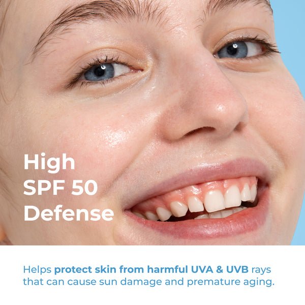 Puréel UV Clairé SPF 50 Broad Spectrum Daily Sunscreen – Lightweight, No White Cast, For All Skin Types